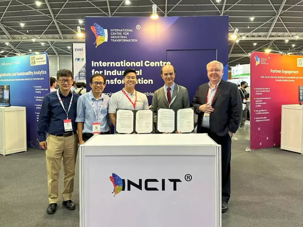 INCIT with Temasek Polytechnic representatives.